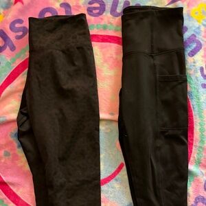 2 pair women’s leggings size S
